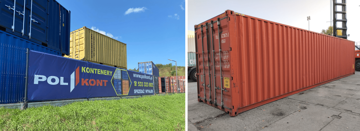 używane kontenery morskie - producent polkont 